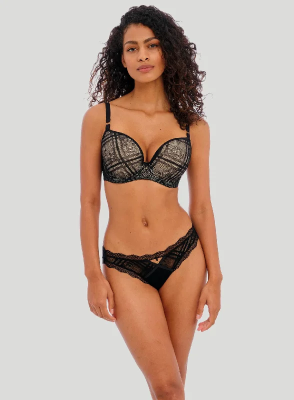 Recycled braFreya: Freya Fatale Underwired Smooth Cup Bra Noir