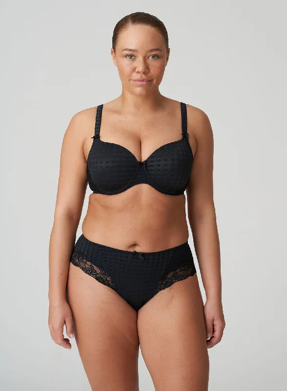 Strapless braPrimaDonna: Madison Heart Shape Padded Bra Black