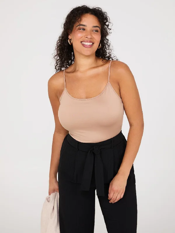 Double Layer Spaghetti Strap Cami