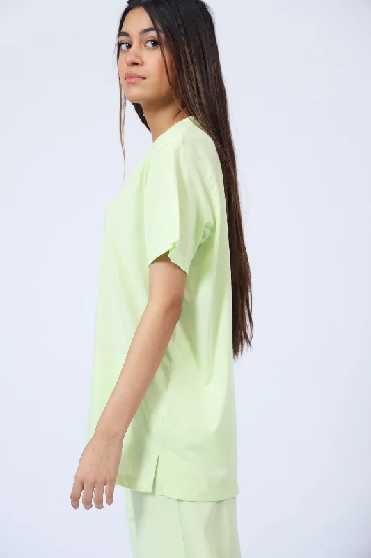 OVERSIZED V-NECK TEE