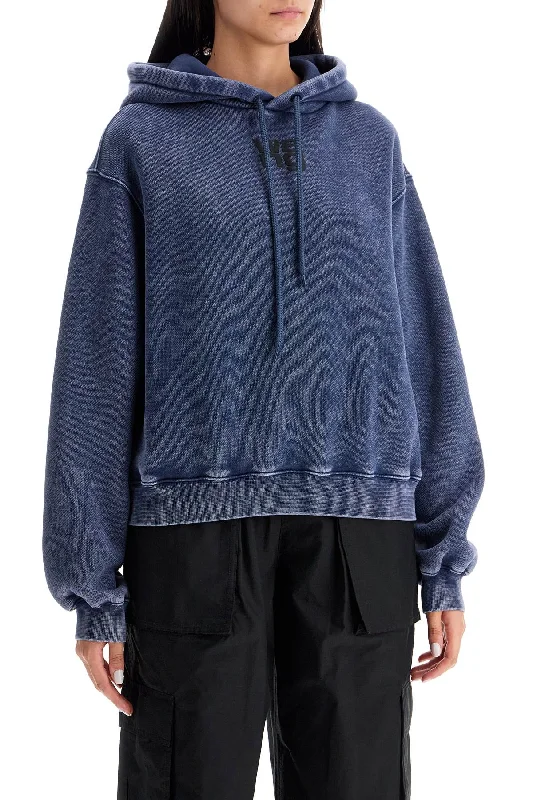 Alexander Wang Boxy Hoodie With Hood