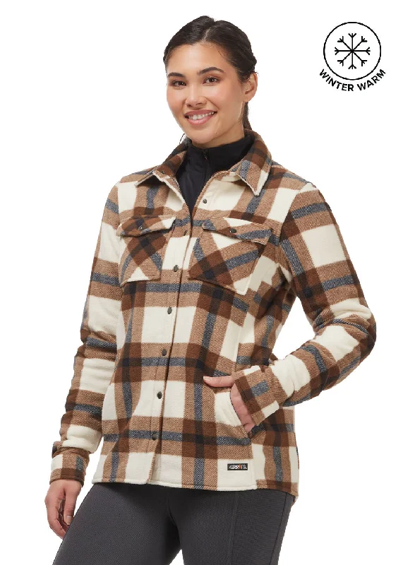 VANILLA/ NUTMEG PLAID / XL