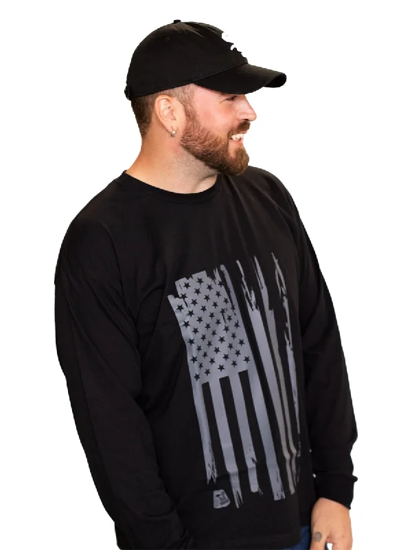 ""Battle Flag"" Unisex Long Sleeve T-Shirt