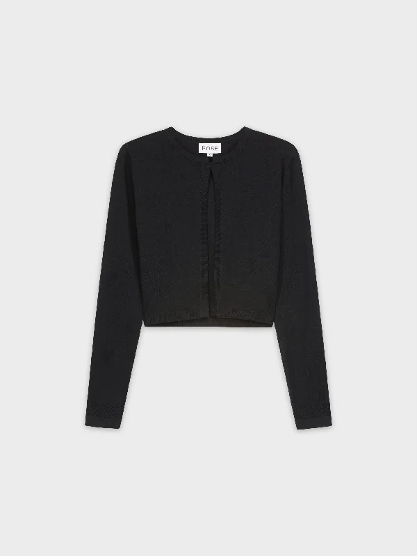 FLAT SHRUG-BLACK