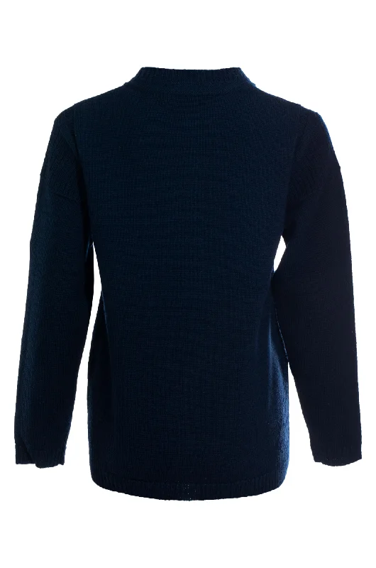 100% Wool Jumper | NAVY | 9010ZZ