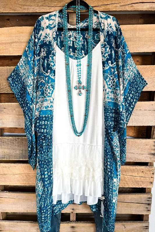 Lifting Spirits Kimono - Teal