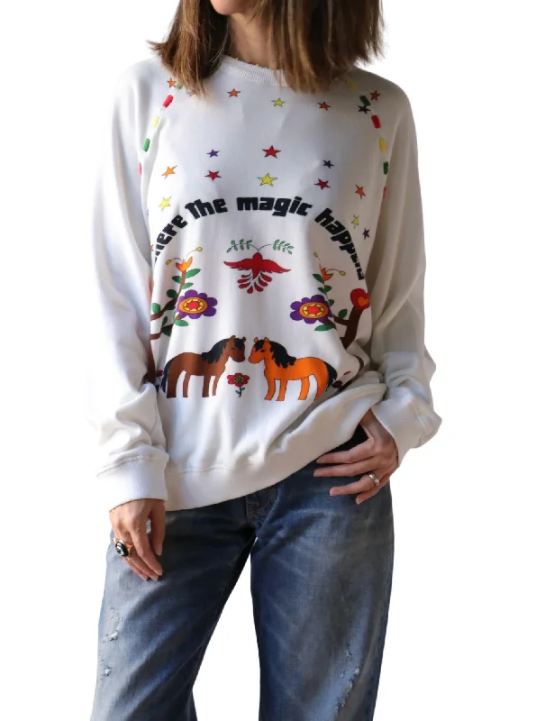 Magic Sweatshirt In White