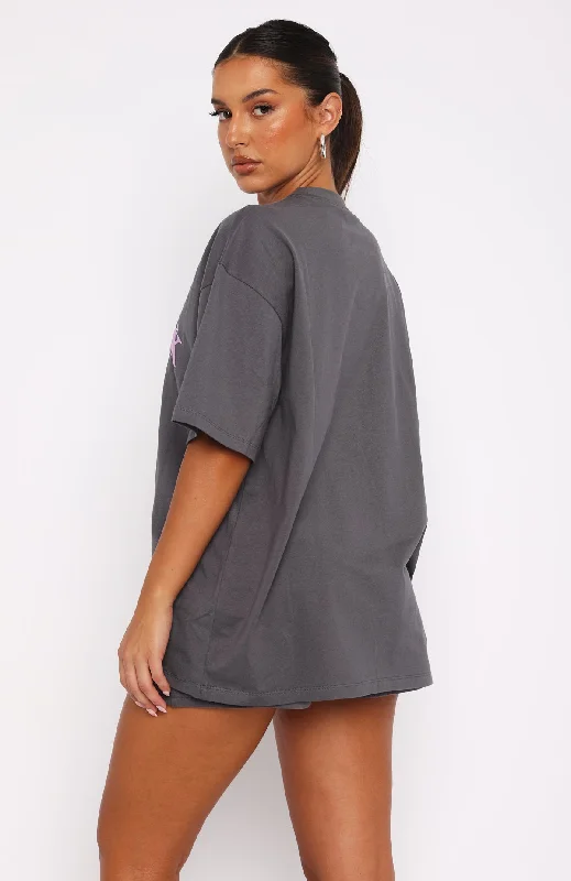 So Wavy Oversized Tee Volcanic