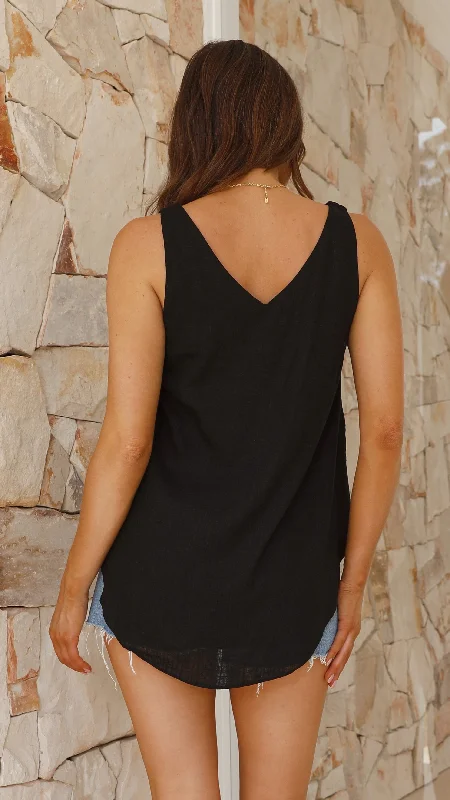 Sun Seeker Top - Black