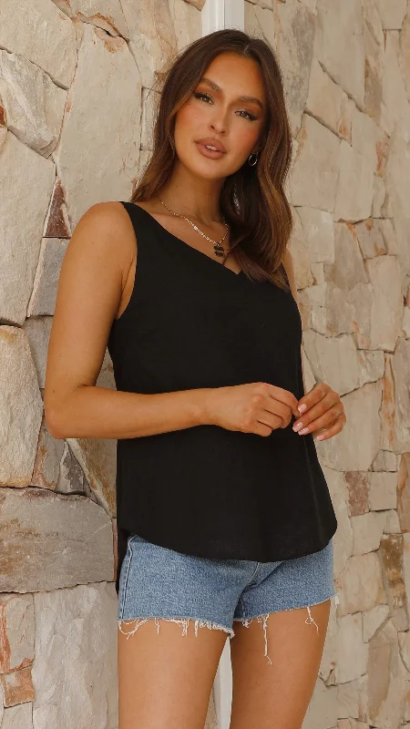 Sun Seeker Top - Black