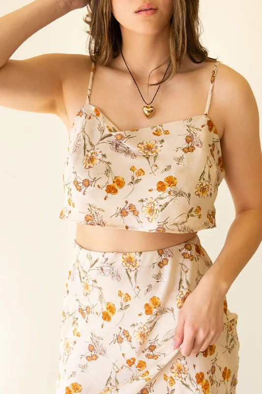 Wonderlust Foral Cami Top