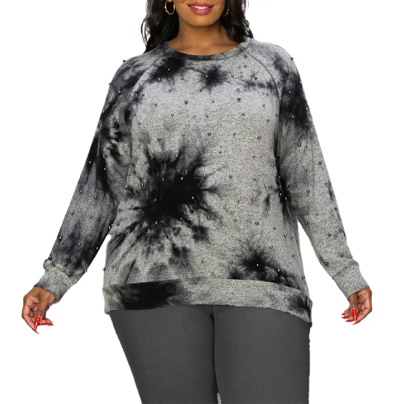 Tie Dye Cozy Sweatshirt - Plus