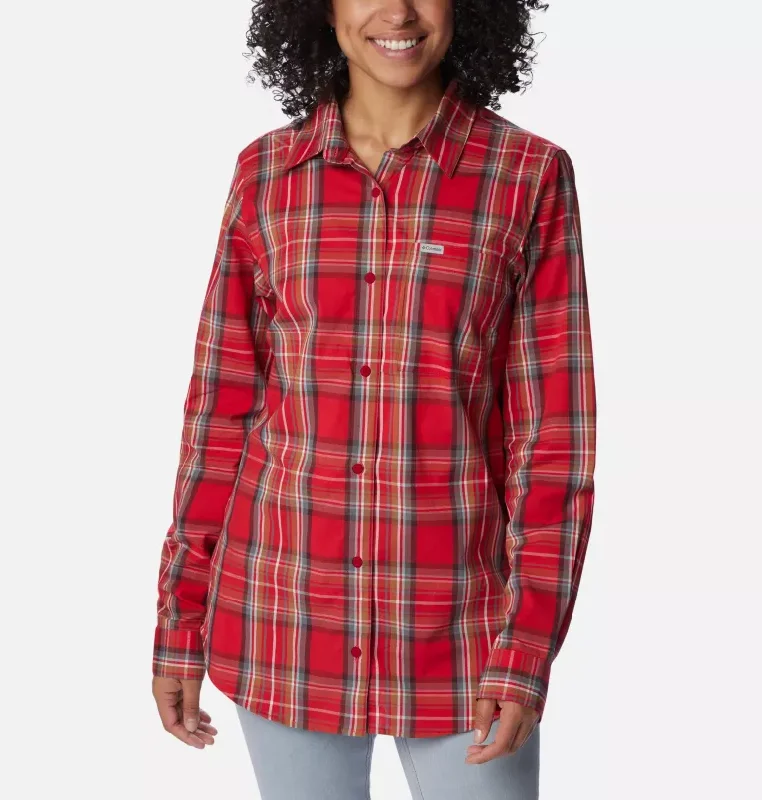 Women's Anytime Patterned Long Sleeve Shirt