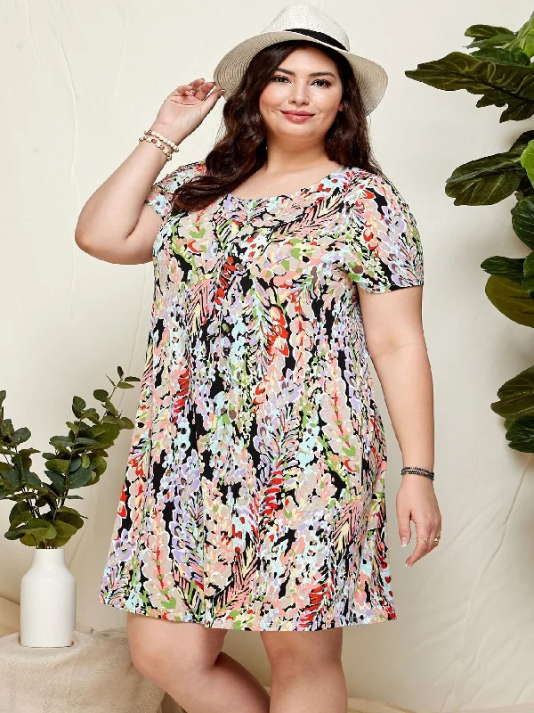 Blaine Plus Size Short Dress