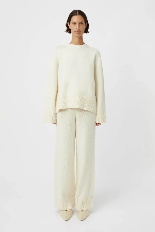 Camilla and Marc Ash Crewneck - Bright Cream