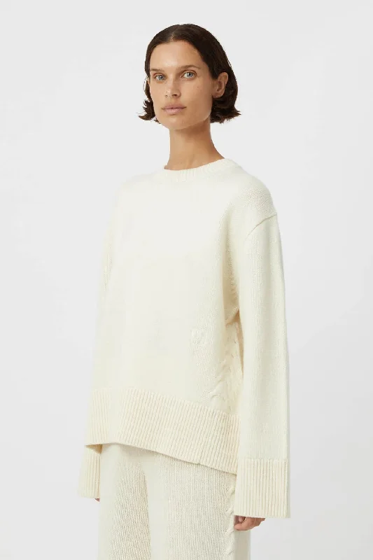 Camilla and Marc Ash Crewneck - Bright Cream