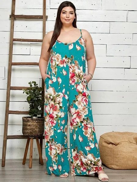 Colette Plus Size Wide Leg Jumpsuit