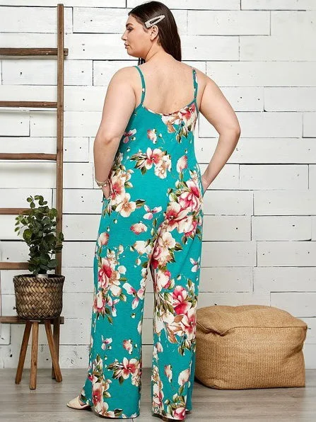 Colette Plus Size Wide Leg Jumpsuit