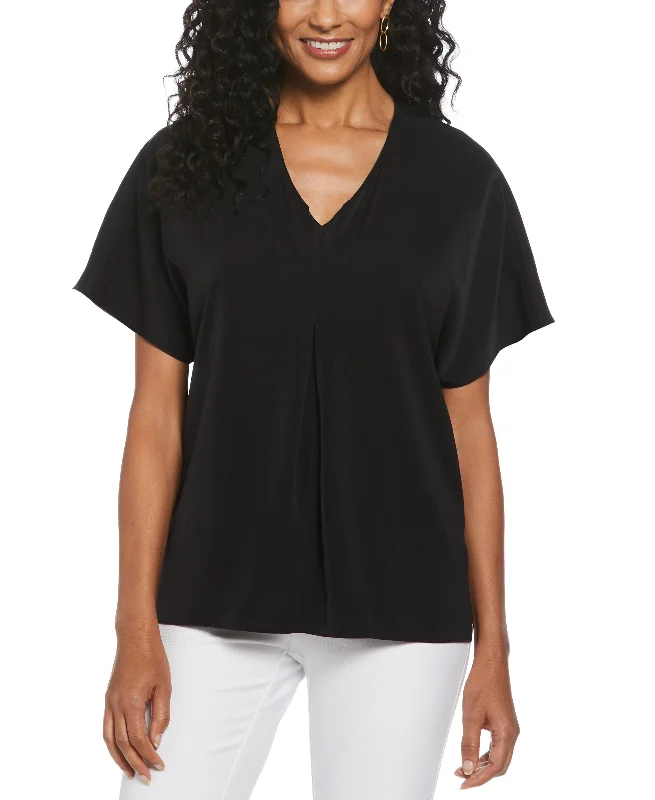 Layered Dolman Sleeve Blouse