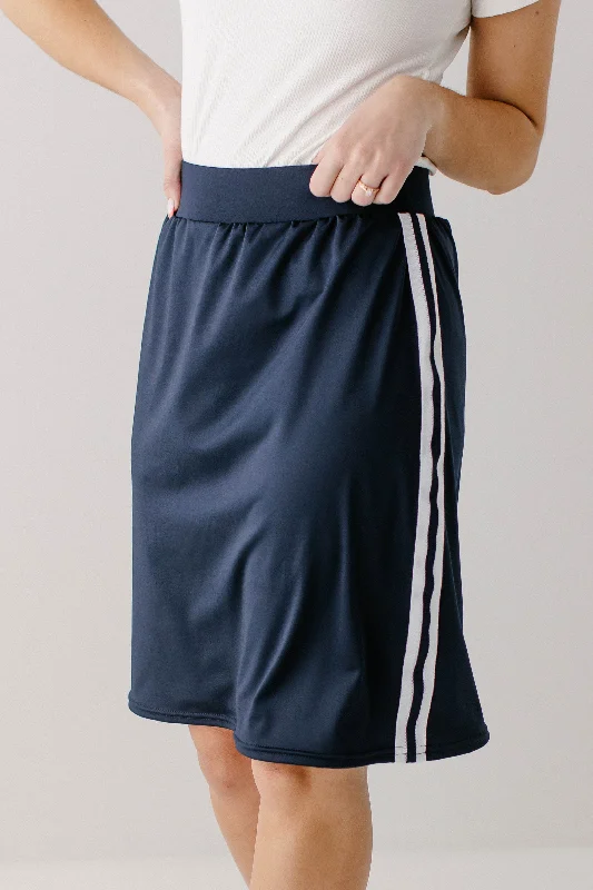 Large / Navy with Stripe