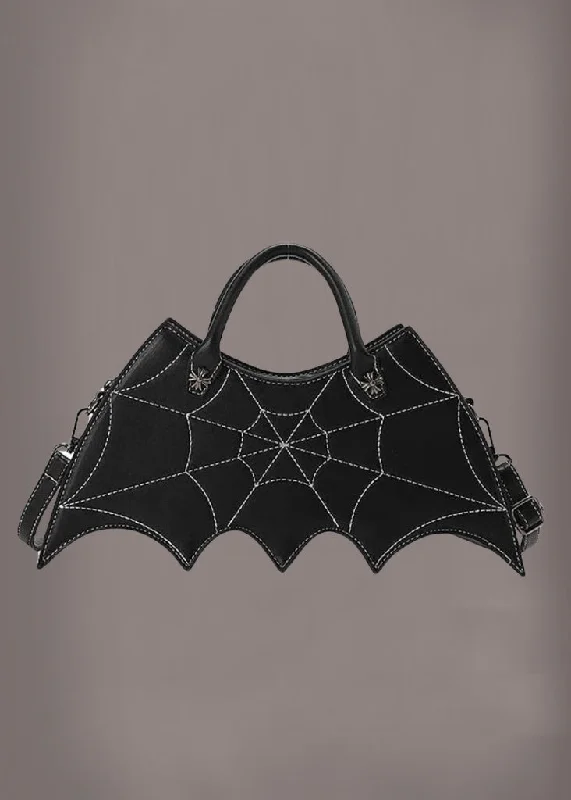 Spiderweb Bat Crossbody Bag