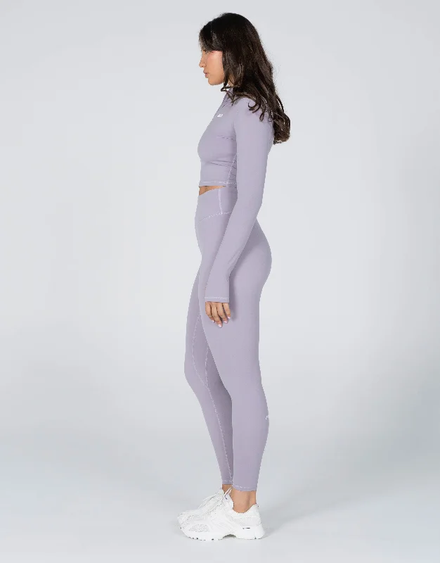 Long Sleeve Zip Crop NANDEX ™ Lone - Grey