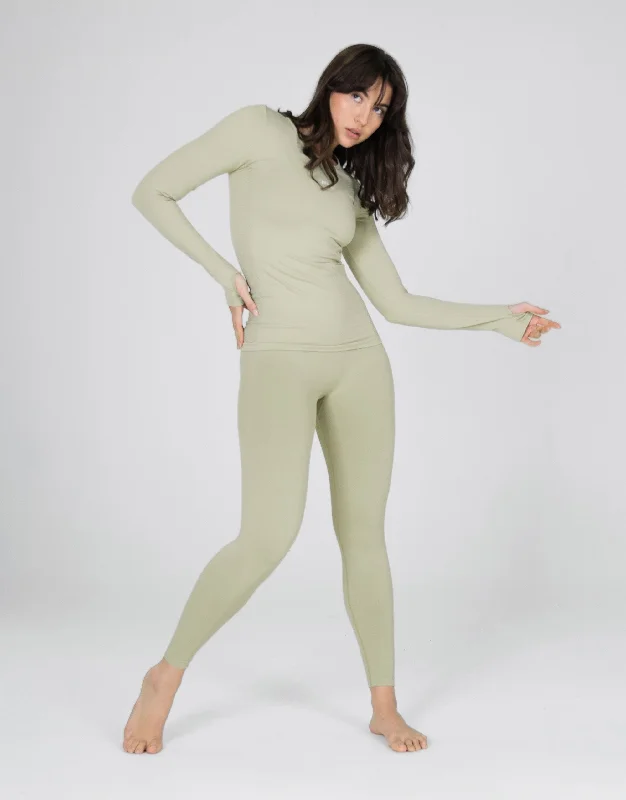 Premium Seamless V6 Long Sleeve - Viridis (Green)