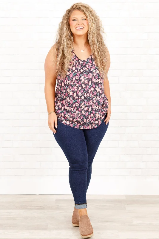 Uptown Meeting Top, Navy