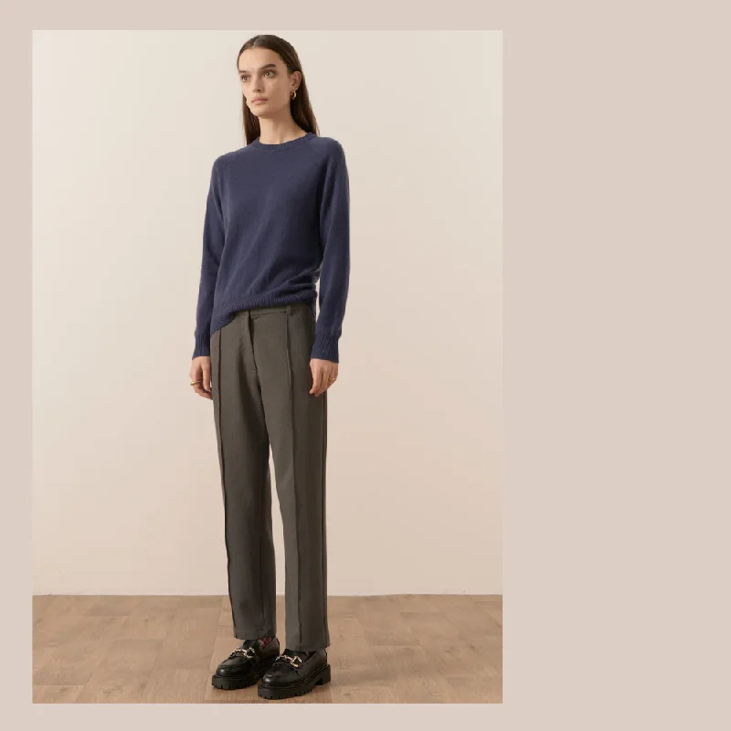 Willow Crew Neck Knit - Marine