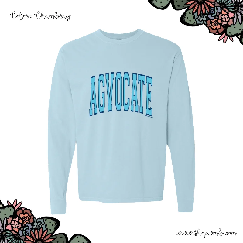 Big Varsity Agvocate Blue LONG SLEEVE T-Shirt (S-3XL) - Multiple Colors!