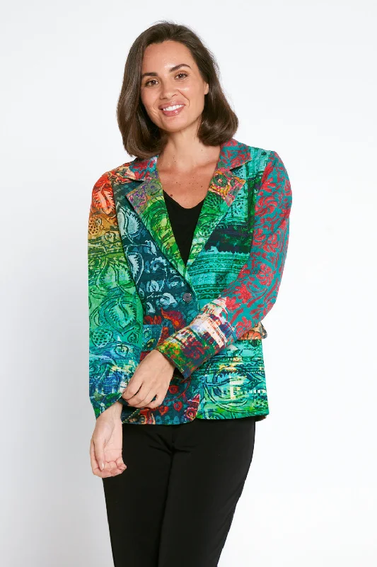 Digital Print Cotton Blazer - Marrakesh Mirage