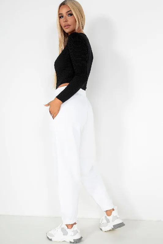 Gabby Black Knit Long Sleeve Bodysuit