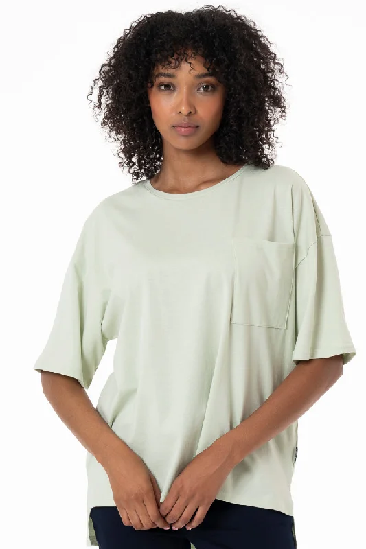 Oversized T-Shirt _ 144178 _ Sage