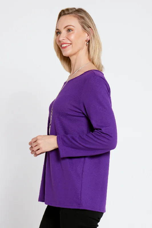 Rory Knit Top - Purple