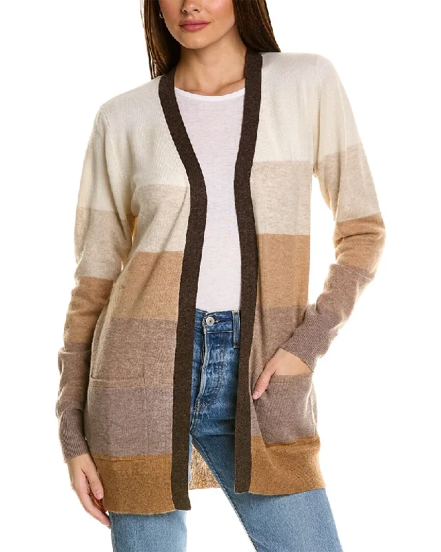 Scott & Scott London Rainbow Cali Wool & Cashmere-Blend Cardigan