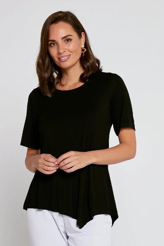 Shyla Modal Top - Black