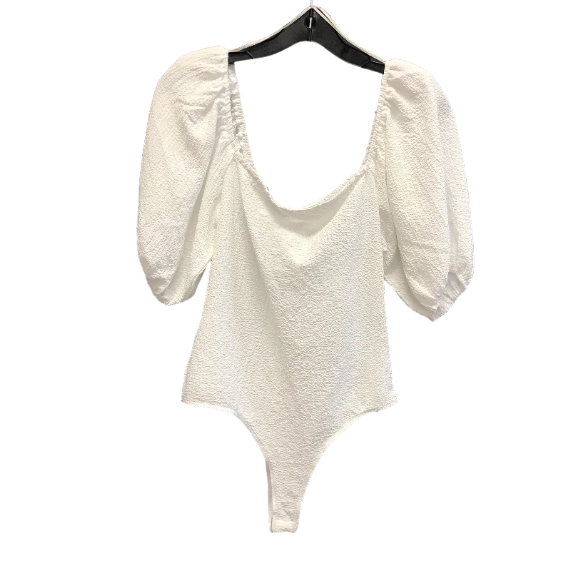 White Bodysuit Astr, Size L