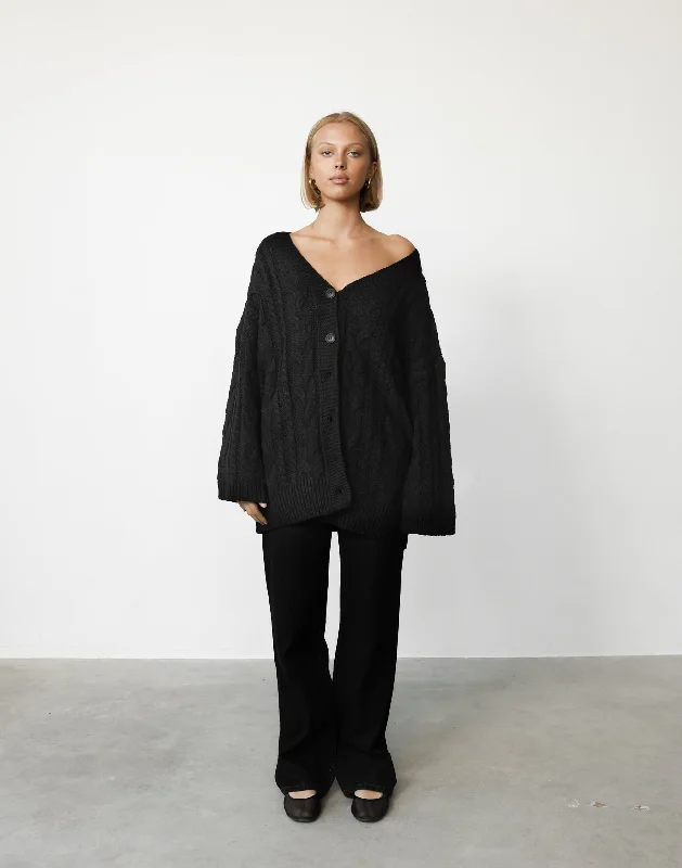 Ashleigh Cardigan (Black)