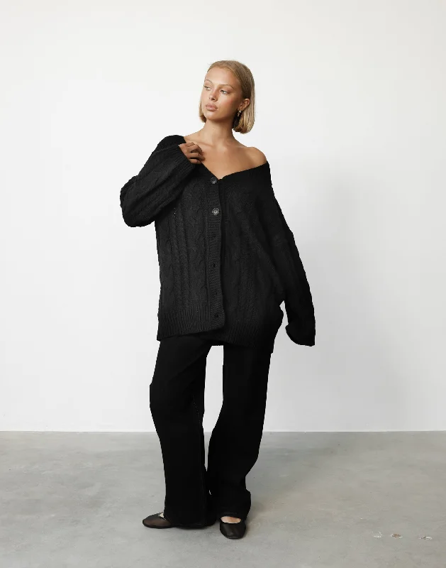 Ashleigh Cardigan (Black)