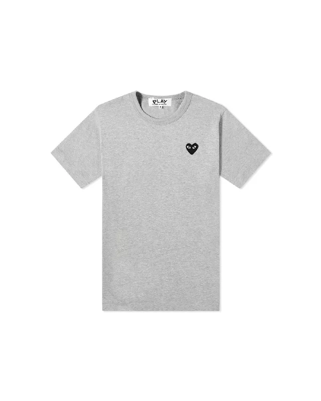 Heart Logo T-Shirt - Gray / Black