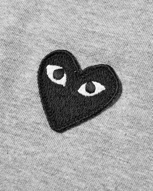 Heart Logo T-Shirt - Gray / Black