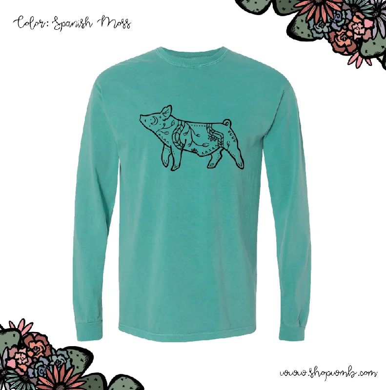 Boho Hog LONG SLEEVE T-Shirt (S-3XL) - Multiple Colors!