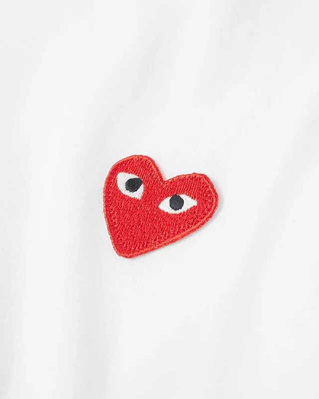 Heart Logo T-Shirt - White / Red