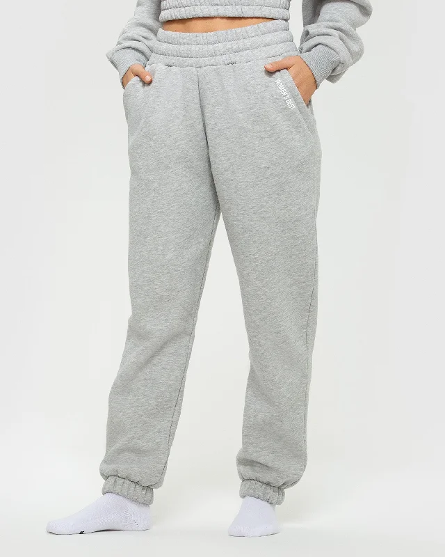 Comfort Joggers | Silver Grey Marl