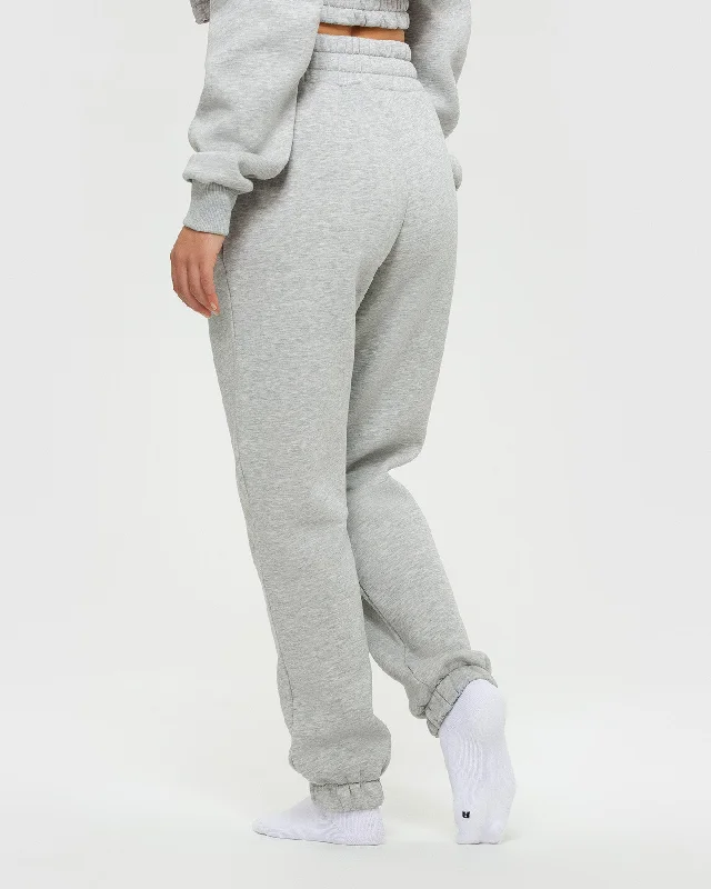 Comfort Joggers | Silver Grey Marl