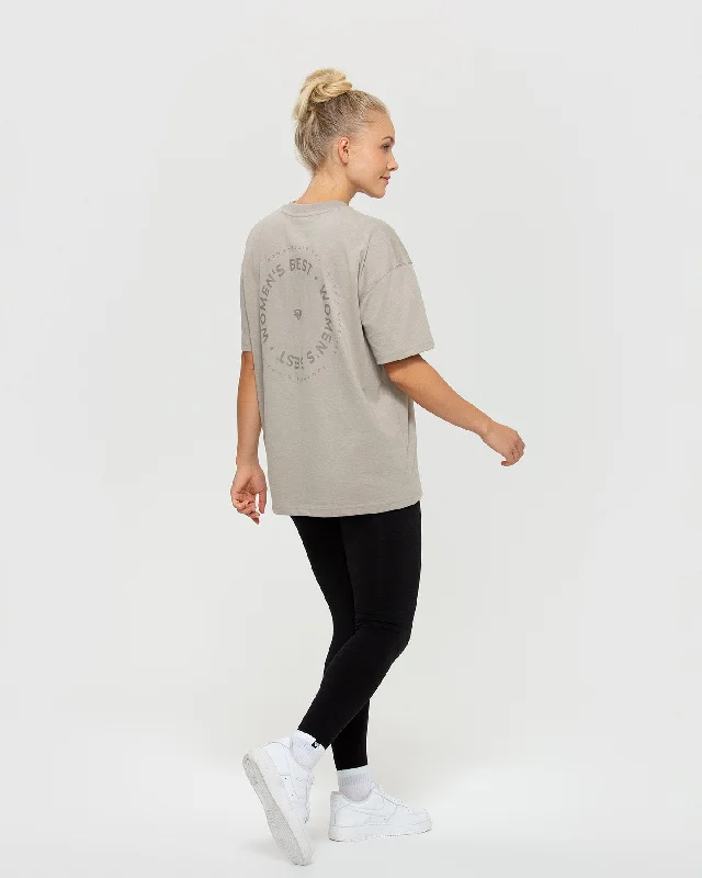 Comfort Oversized Short Sleeve T-Shirt | Buff