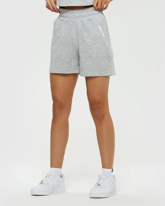 Comfort Shorts | Silver Grey Marl