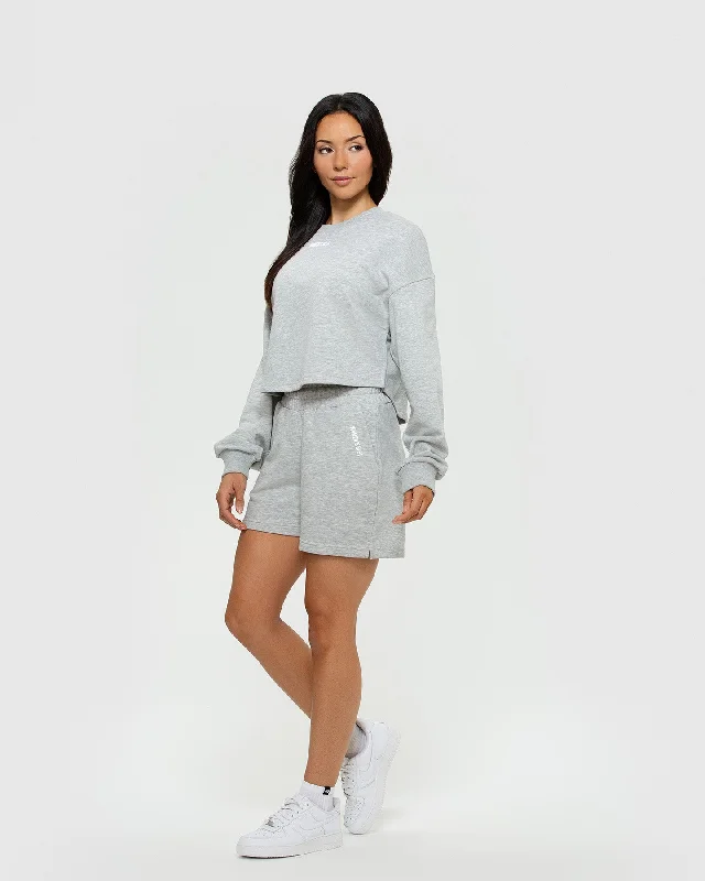 Comfort Shorts | Silver Grey Marl