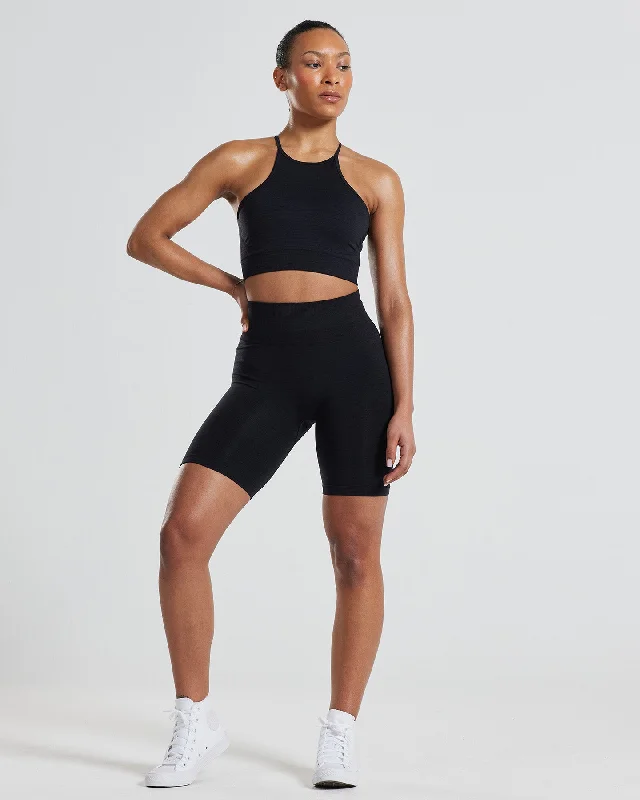 Define Scrunch Seamless Cycling Shorts | Black