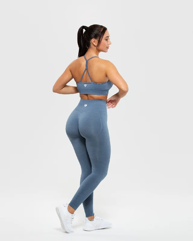 Define Scrunch Seamless Leggings | Smoke Blue